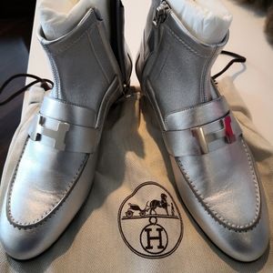 Hermes St. Honore ankle boots